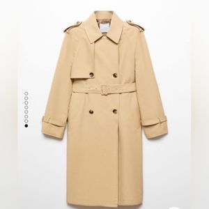 NWT Mango trench coat with belt size XS
